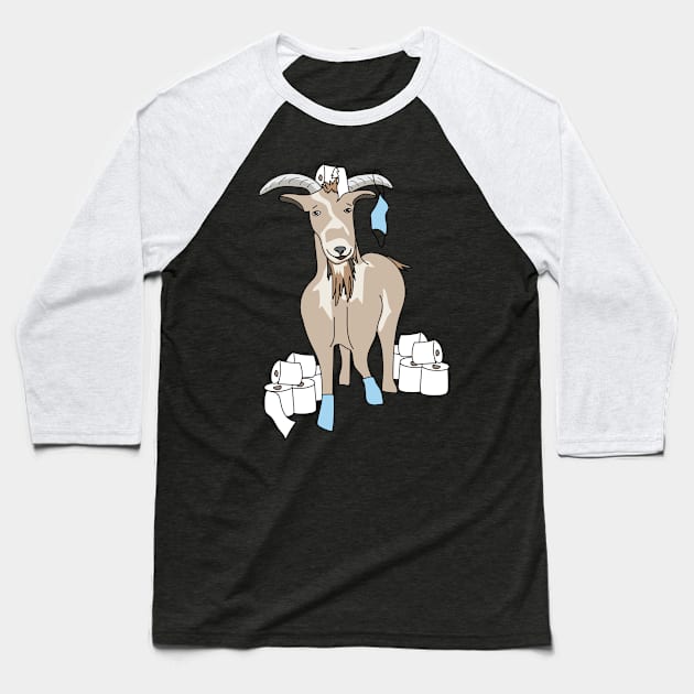 Corona Goat Baseball T-Shirt by kristinbell